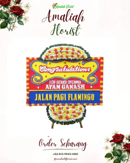 Sewa Papan Bunga Api Api